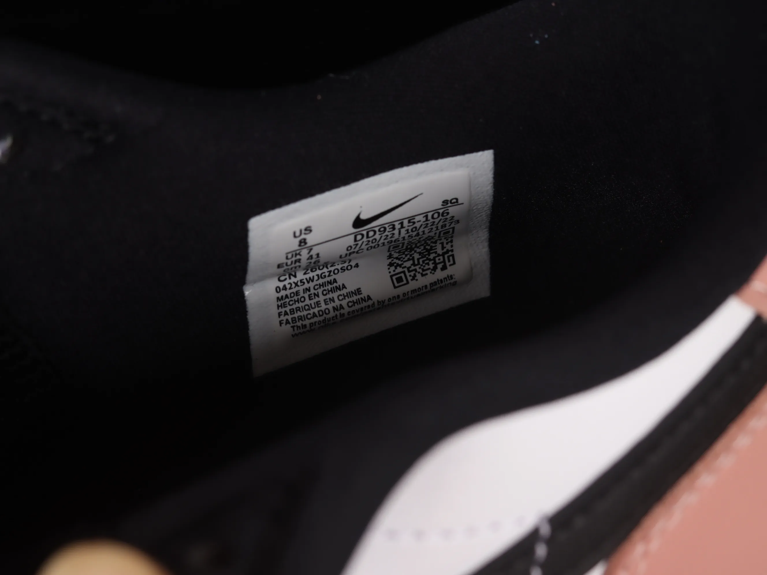 All categories Air Jordan Jordan series basketball shoes Air Jordan 1 Low G version pure original Air Jordan 1 Low Golf "Rust Pink" AJ1 Joe 1 new golf version black and white pink DD9315-106